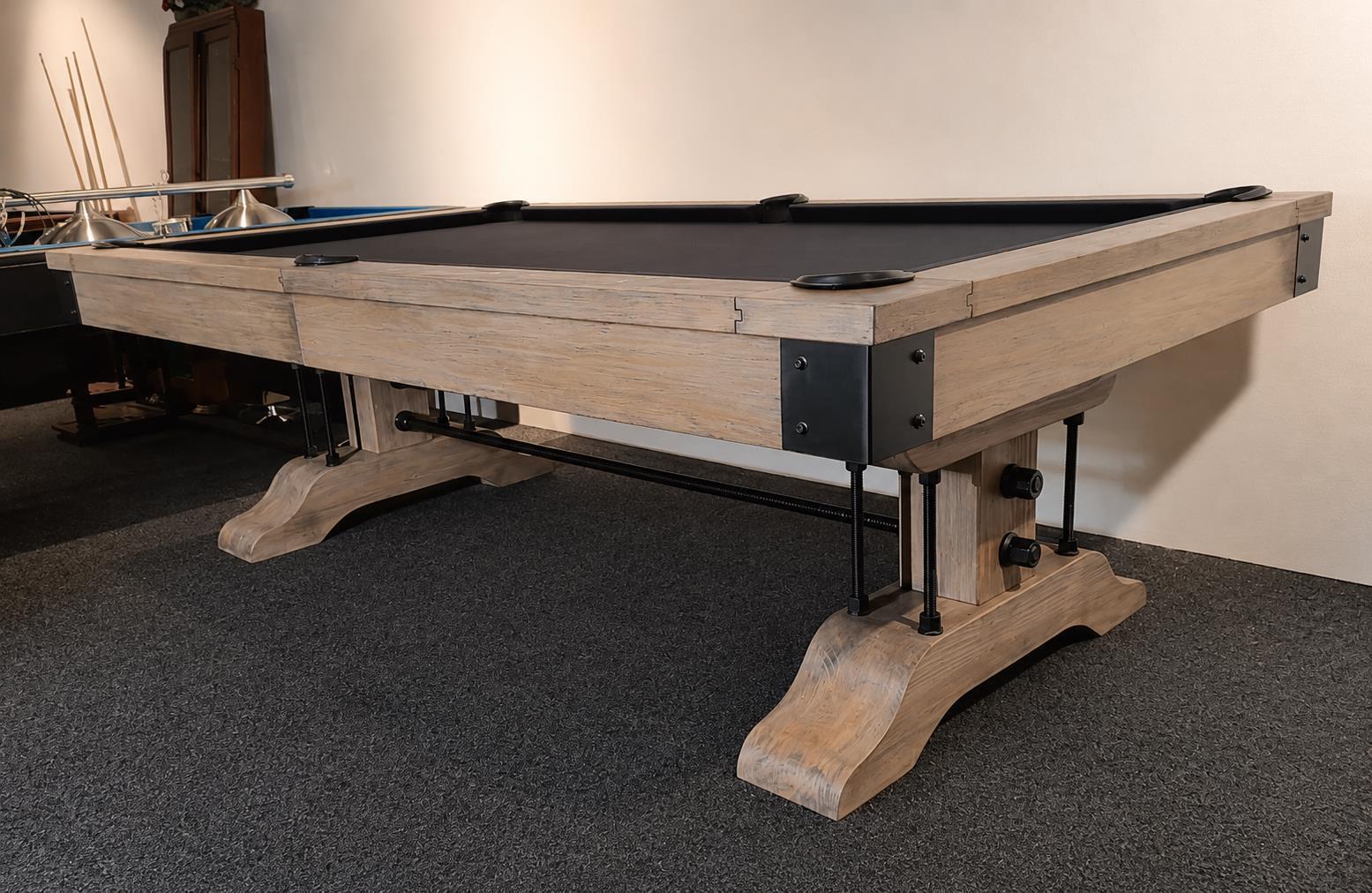 John West Ironwood pooltafel met leisteen eiken 8ft 3/7