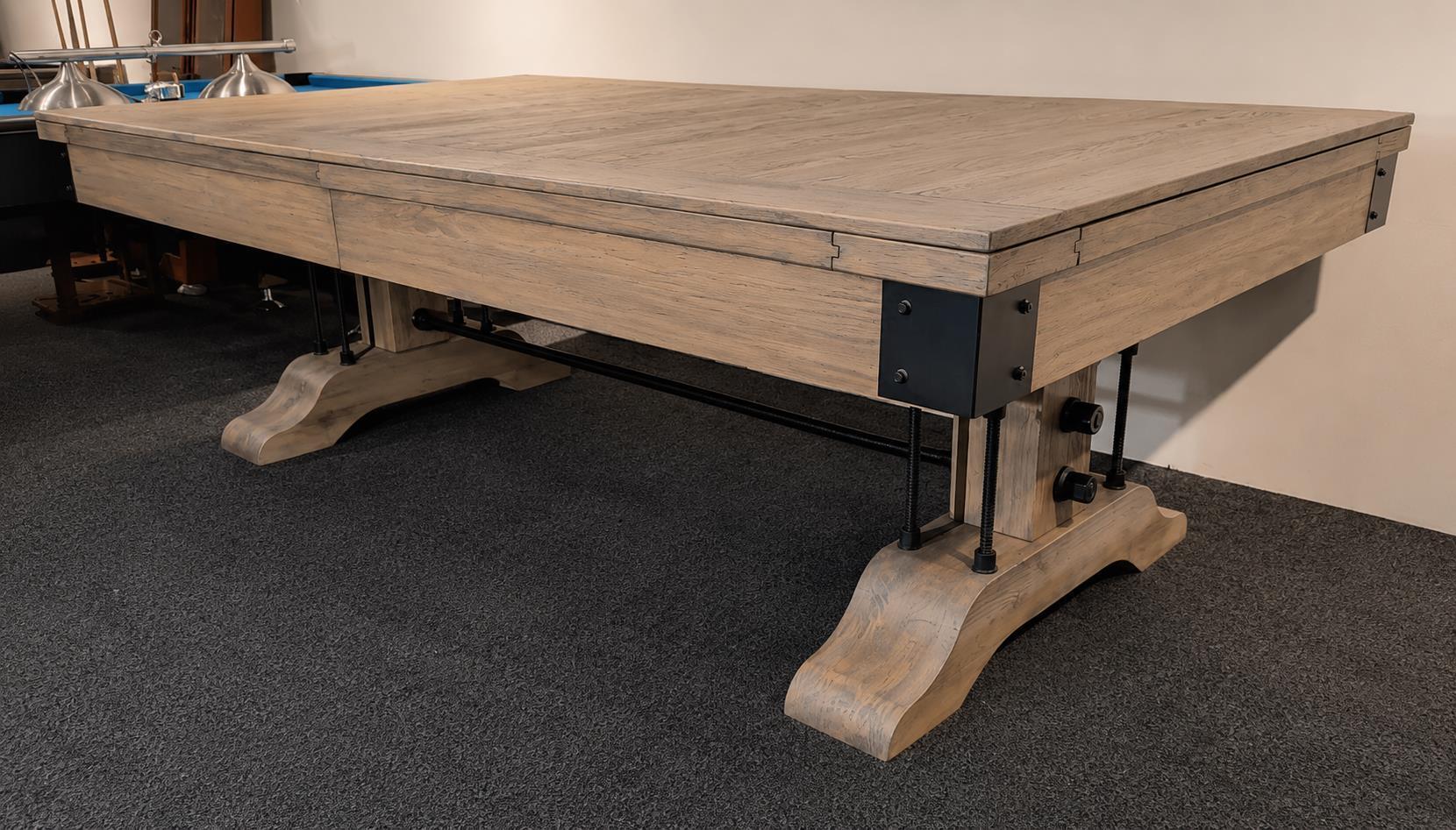 John West Ironwood pooltafel met leisteen eiken 8ft 5/7