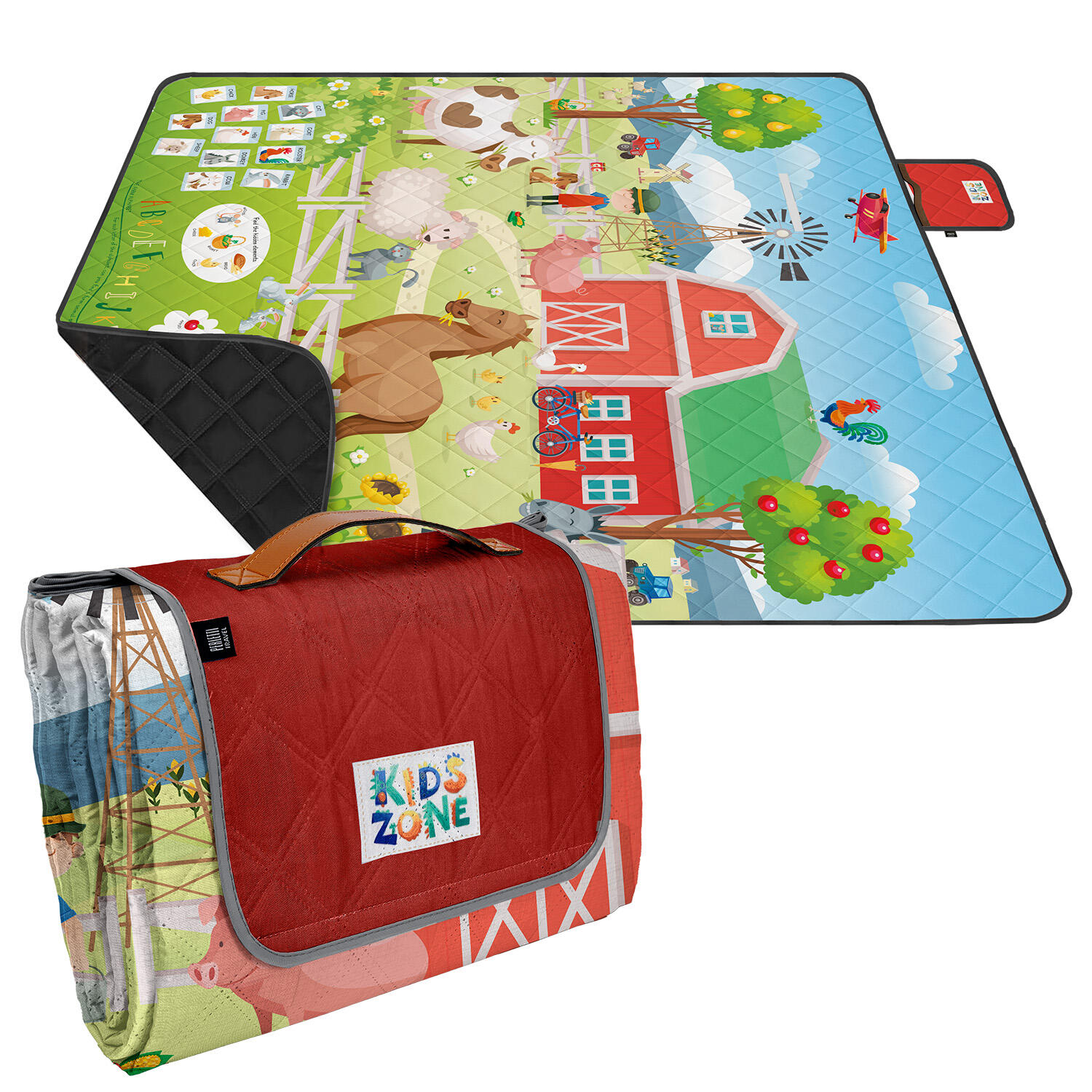 Telo Picnic Bambini Fattoria 2/7