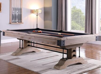 Table de billard américain John West Ironwood avec ardoise chêne 8ft