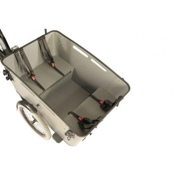 Vogue Carry 3 Elektrische Bakfiets - Mat Zwart/Grijs 5/5