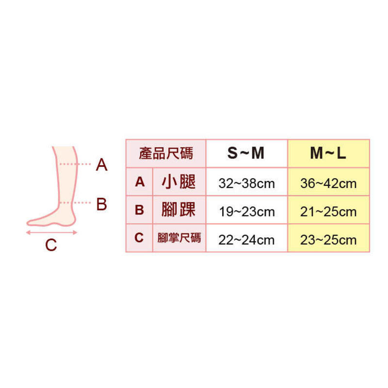 SLIMWALK - 日本醫療保健運動壓力襪 短筒 黑色 - PH634/PH635
