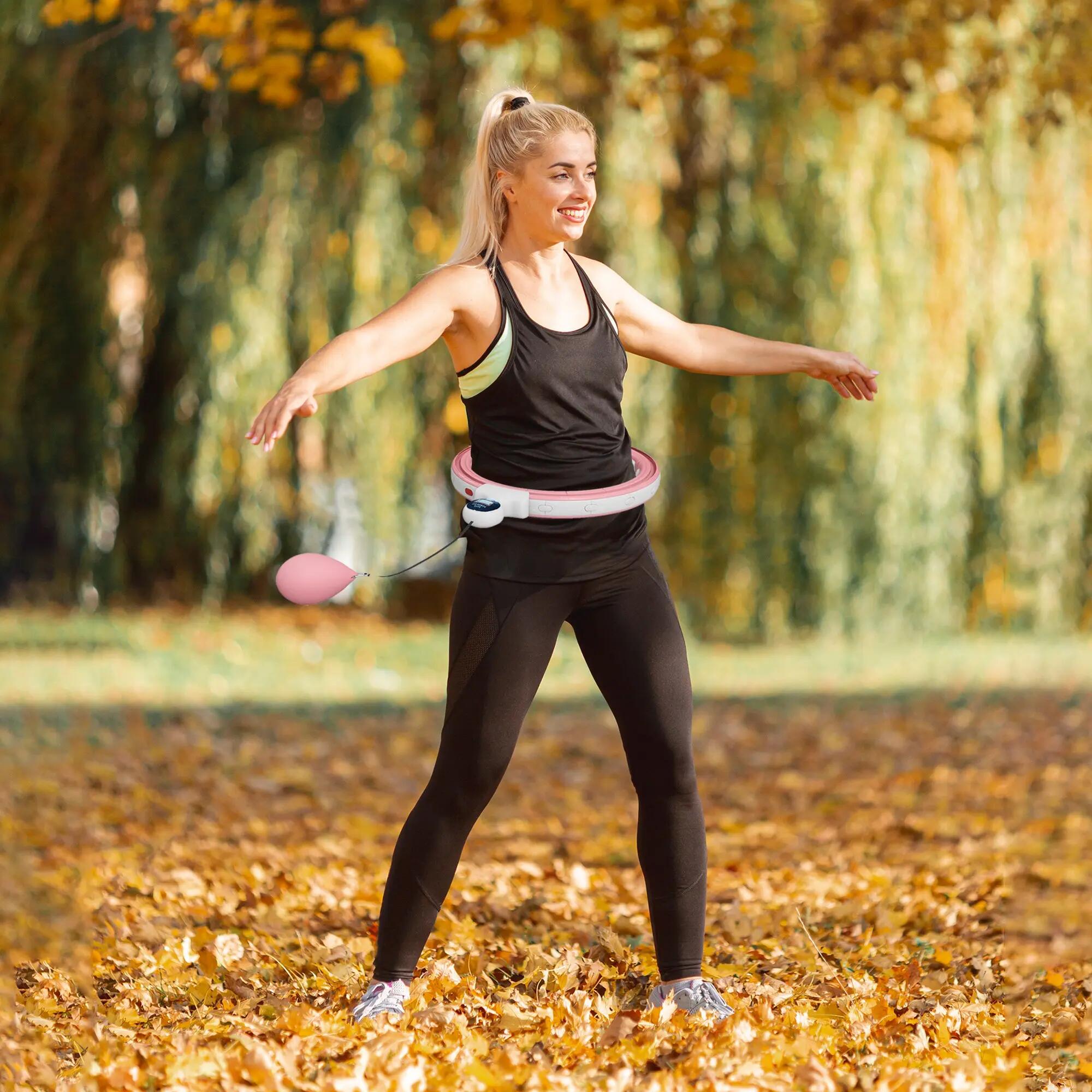 Cerceau hula hoop - fitness - picots, compteur 3/6