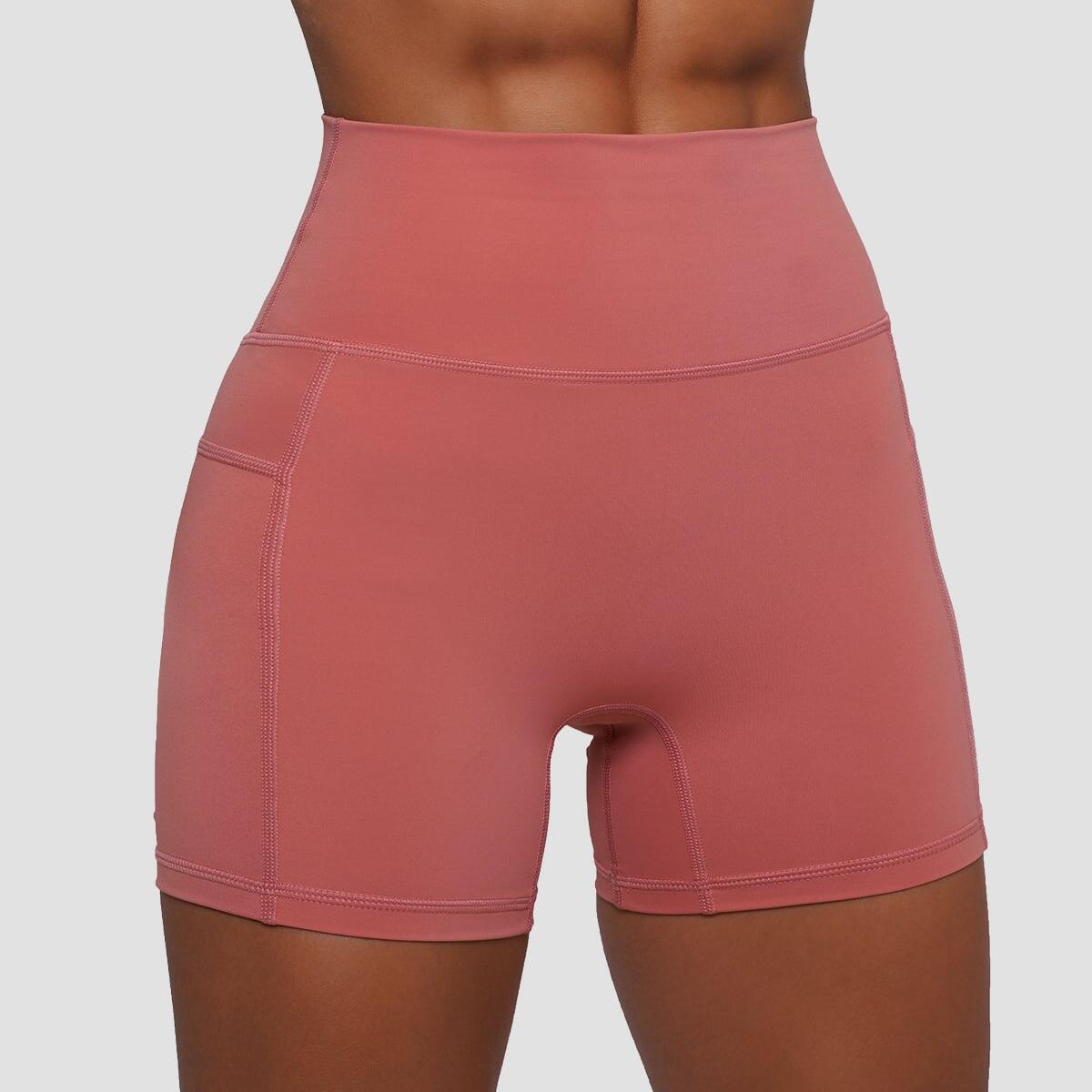 Pantaloncini donna fitness slim arancioni FIT 2/7