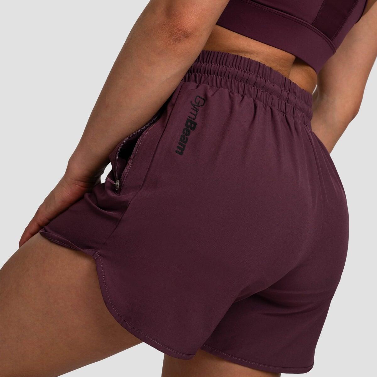 Pantaloncini donna palestra regular rossi TRN 2/7