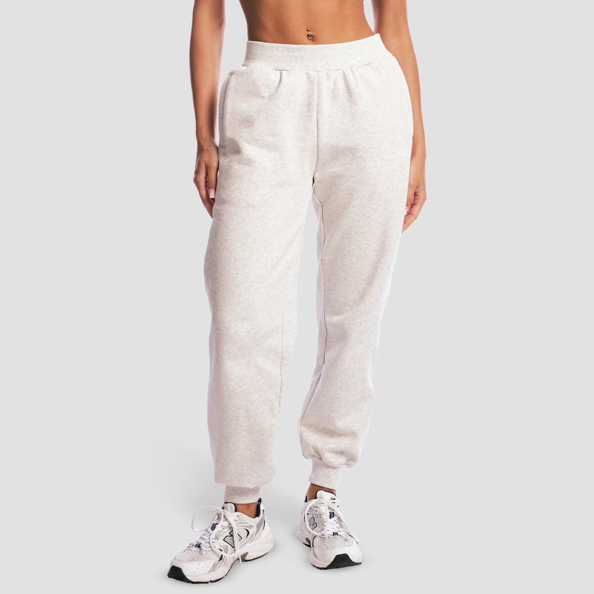 Spodnie damskie fitness jogger oversize z kieszeniami