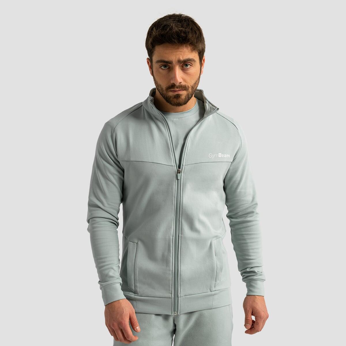 GYMBEAM Pánská mikina na zip bez kapuce Limitless