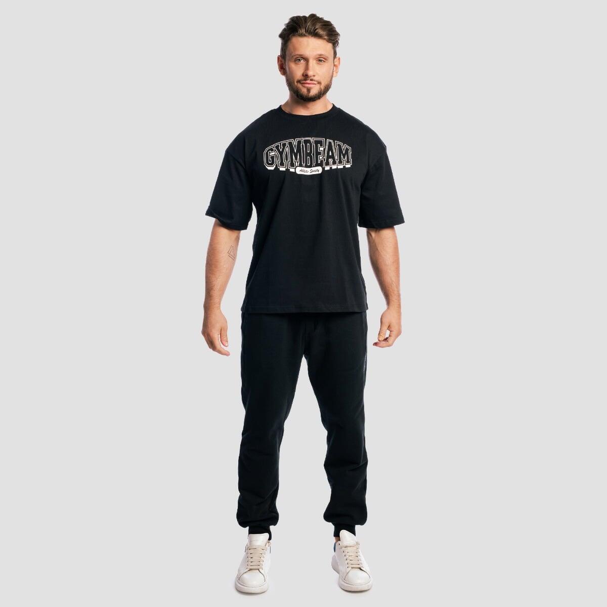 Koszulka męska fitness oversize czarna Athletic Society Boxy 5/7