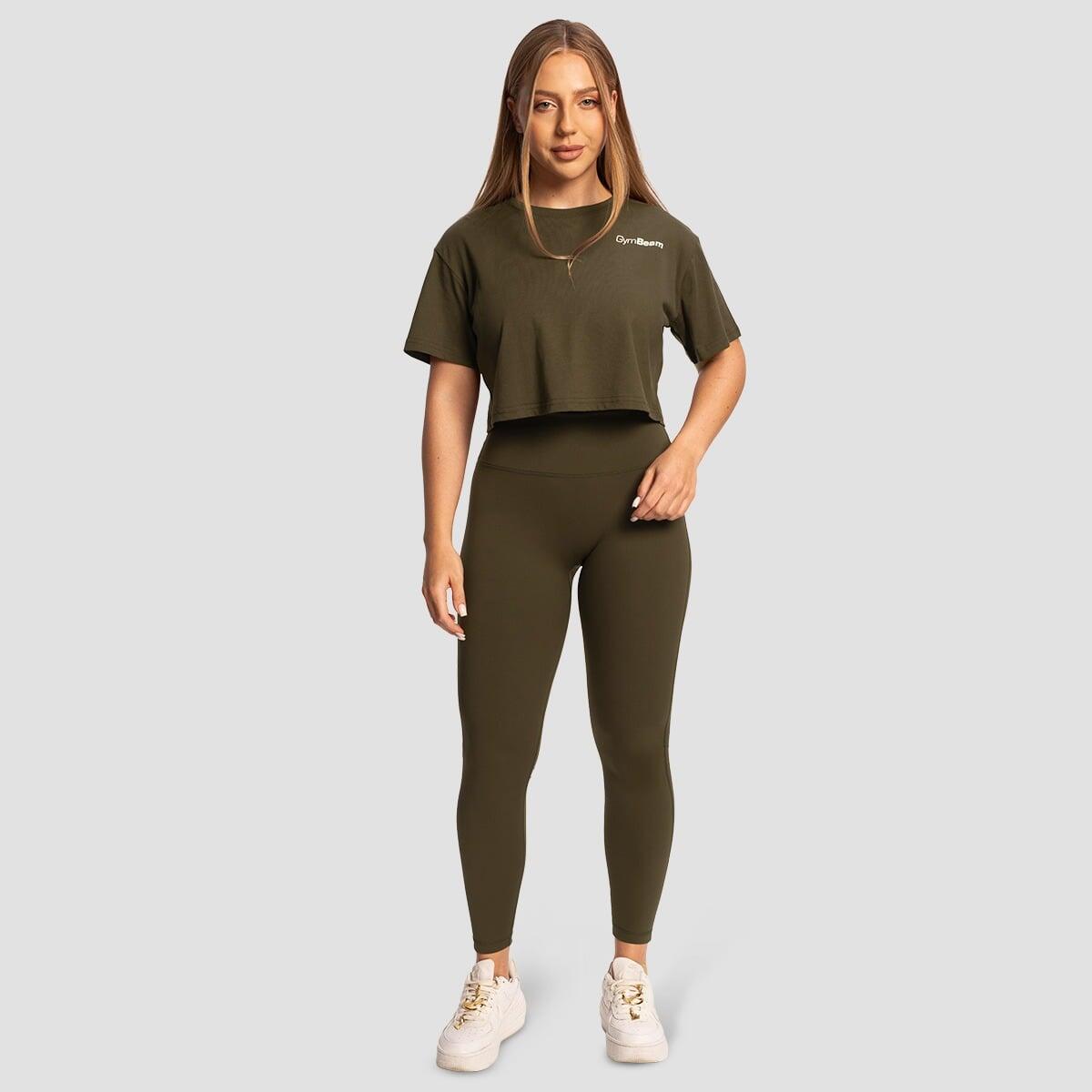 Koszulka damska fitness cropped z krótkim rękawem Limitless 5/7