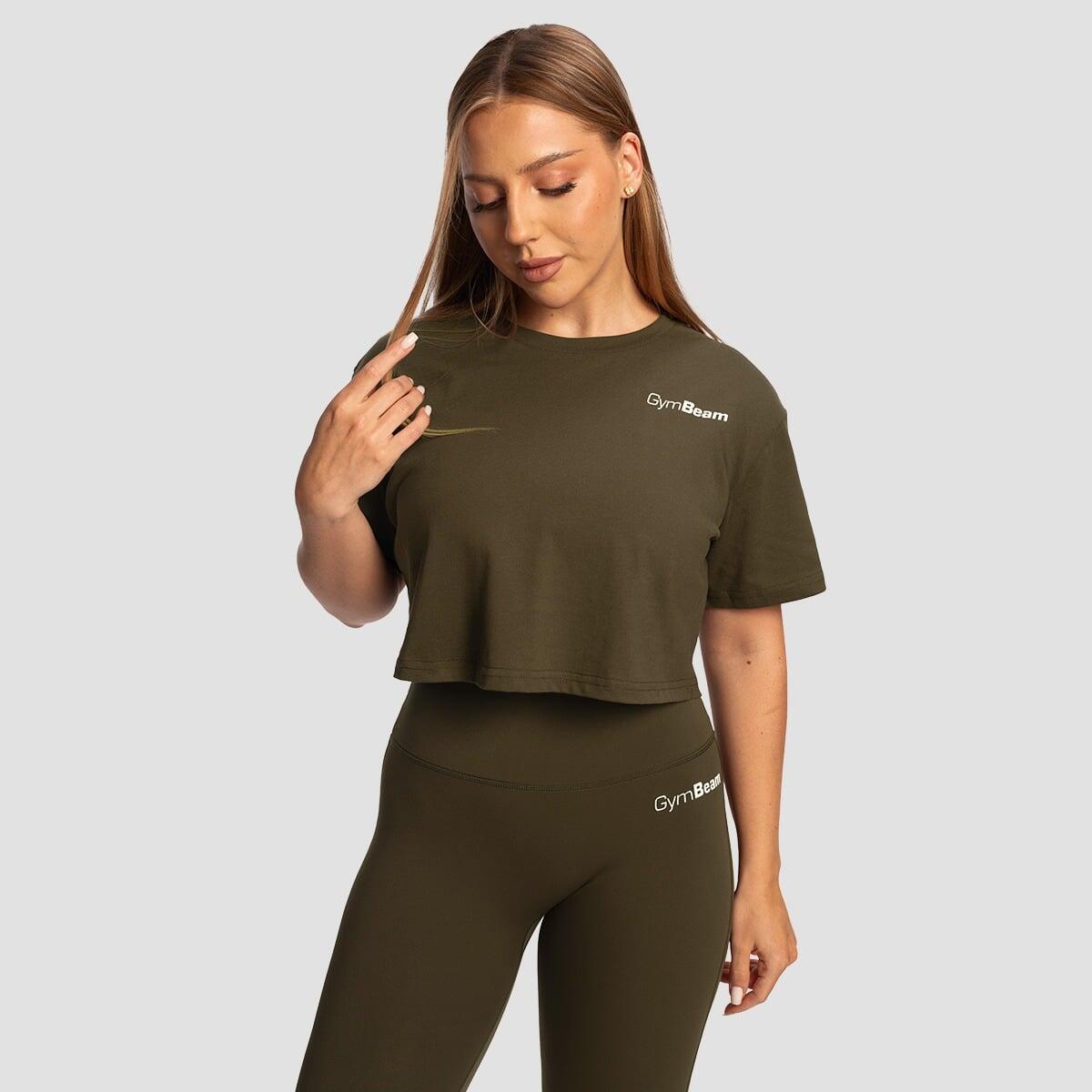 Koszulka damska fitness cropped z krótkim rękawem Limitless 4/7
