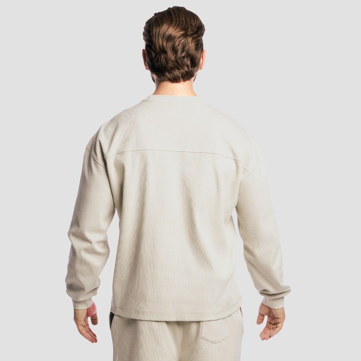 Bluza męska oversize bez kaptura szara Aura 3/7