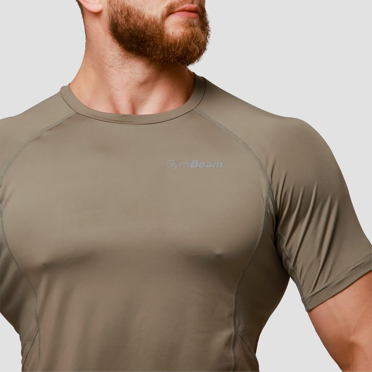 T-shirt uomo running slim traspirante verde Pulse 2/7
