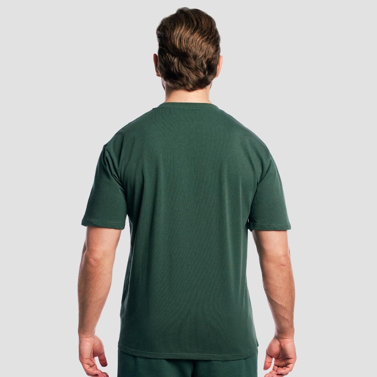 T-shirt uomo palestra oversize verde 3/7