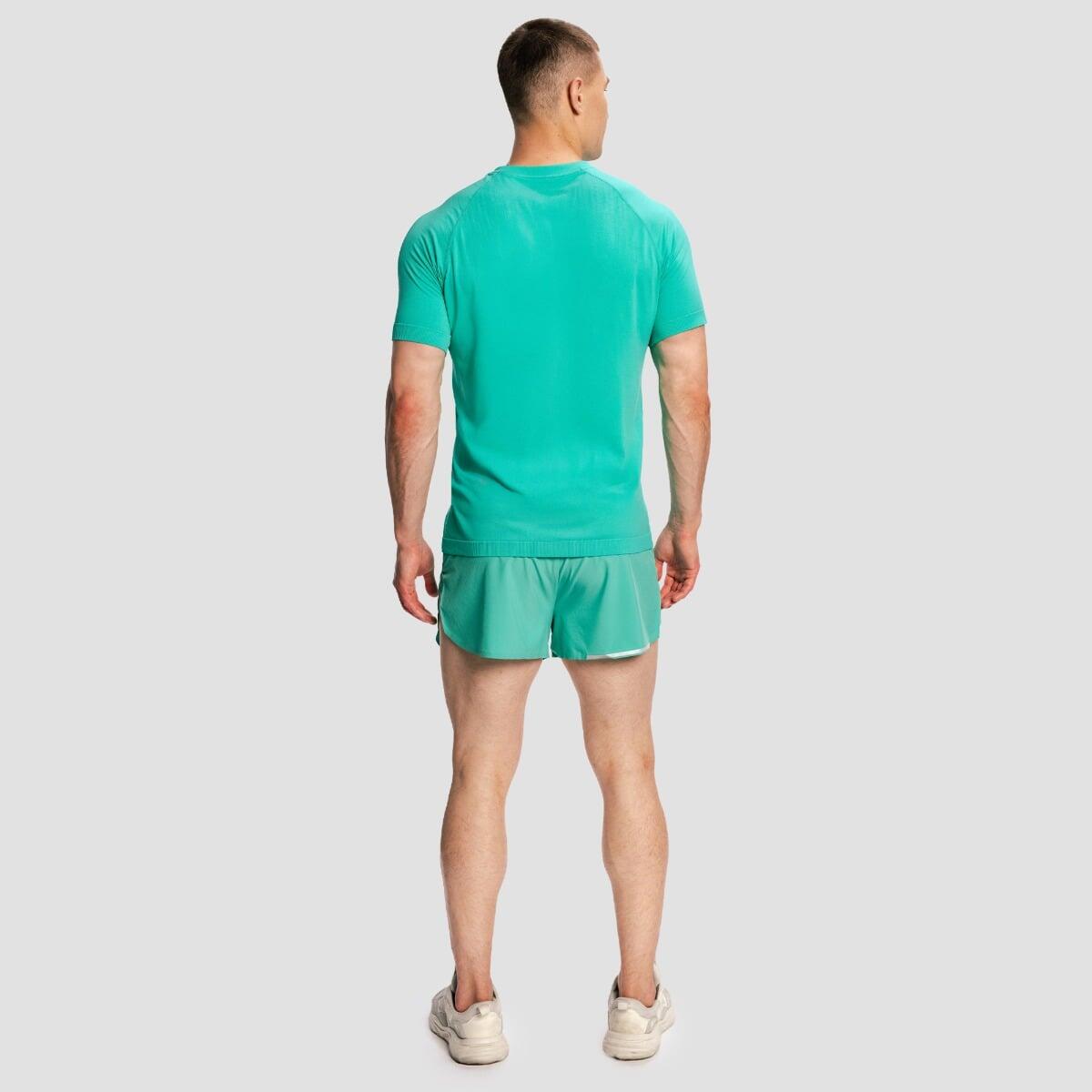 T-shirt uomo running traspirante verde Pulse X 5/7