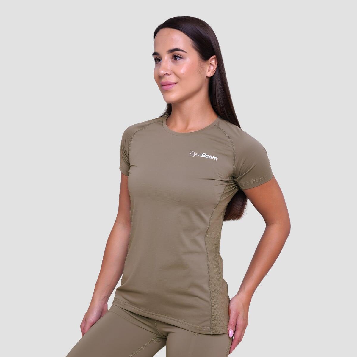 T-shirt donna running traspirante verde Pulse 4/7