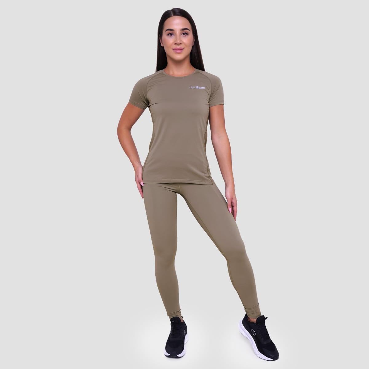 T-shirt donna running traspirante verde Pulse 6/7