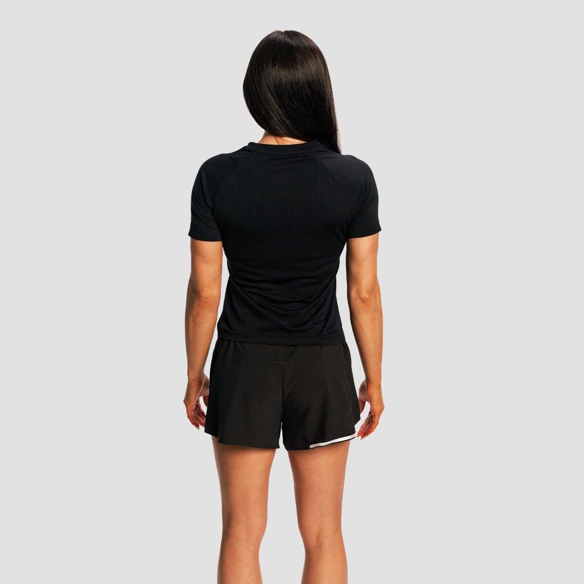 T-shirt donna running traspirante nera Pulse X 5/7