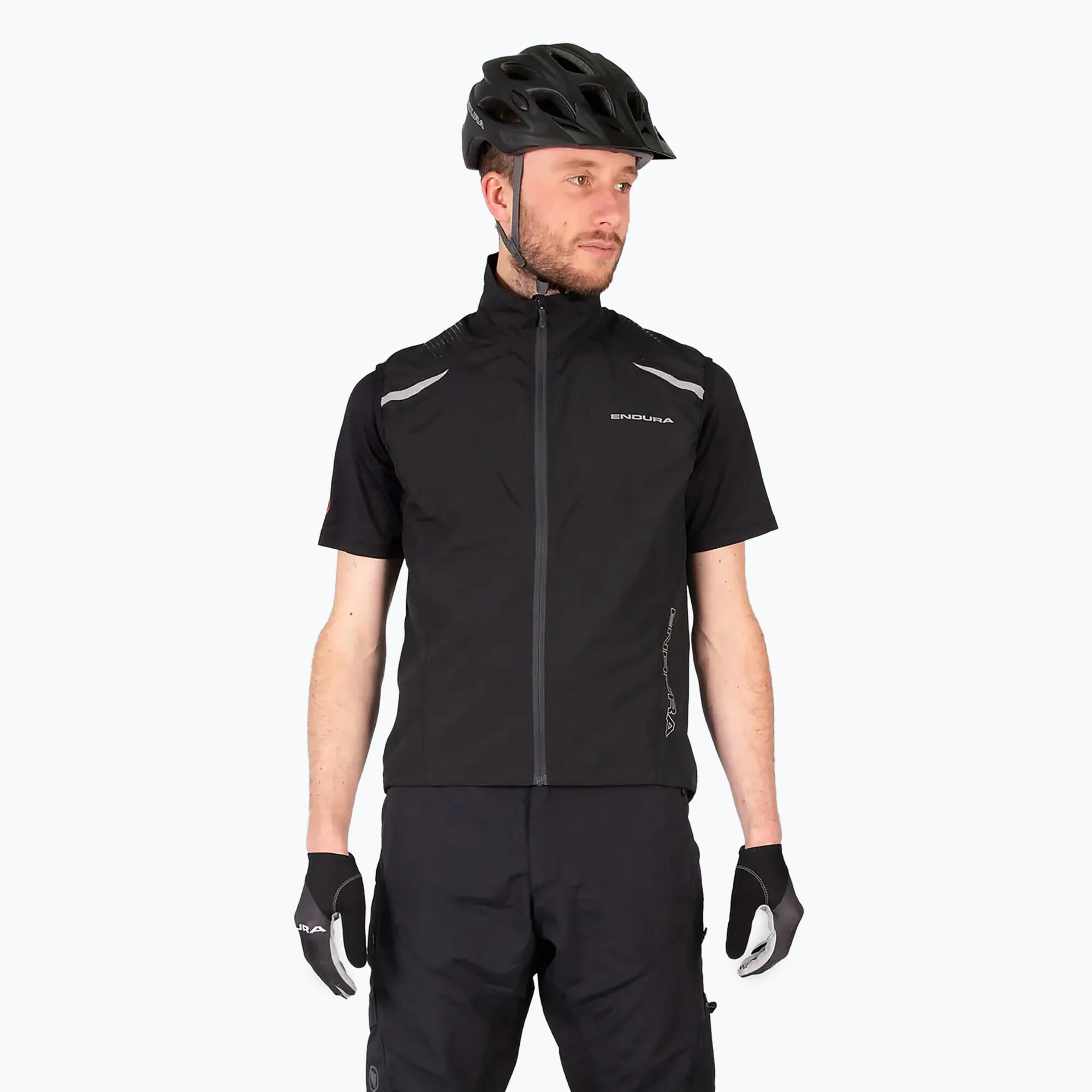 Giacca antivento Endura Hummvee senza maniche nera 4/7