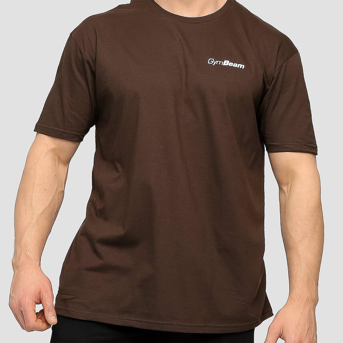 T-shirt uomo regular marrone Basic 2/7