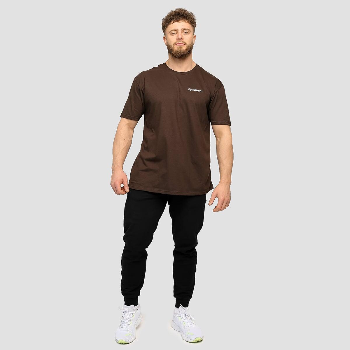 T-shirt uomo regular marrone Basic 5/7