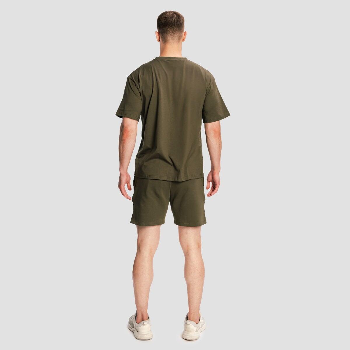 T-shirt uomo fitness oversize marrone Limitless 5/7