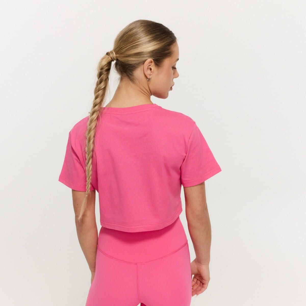 Koszulka damska fitness cropped luźna Limitless 4/7