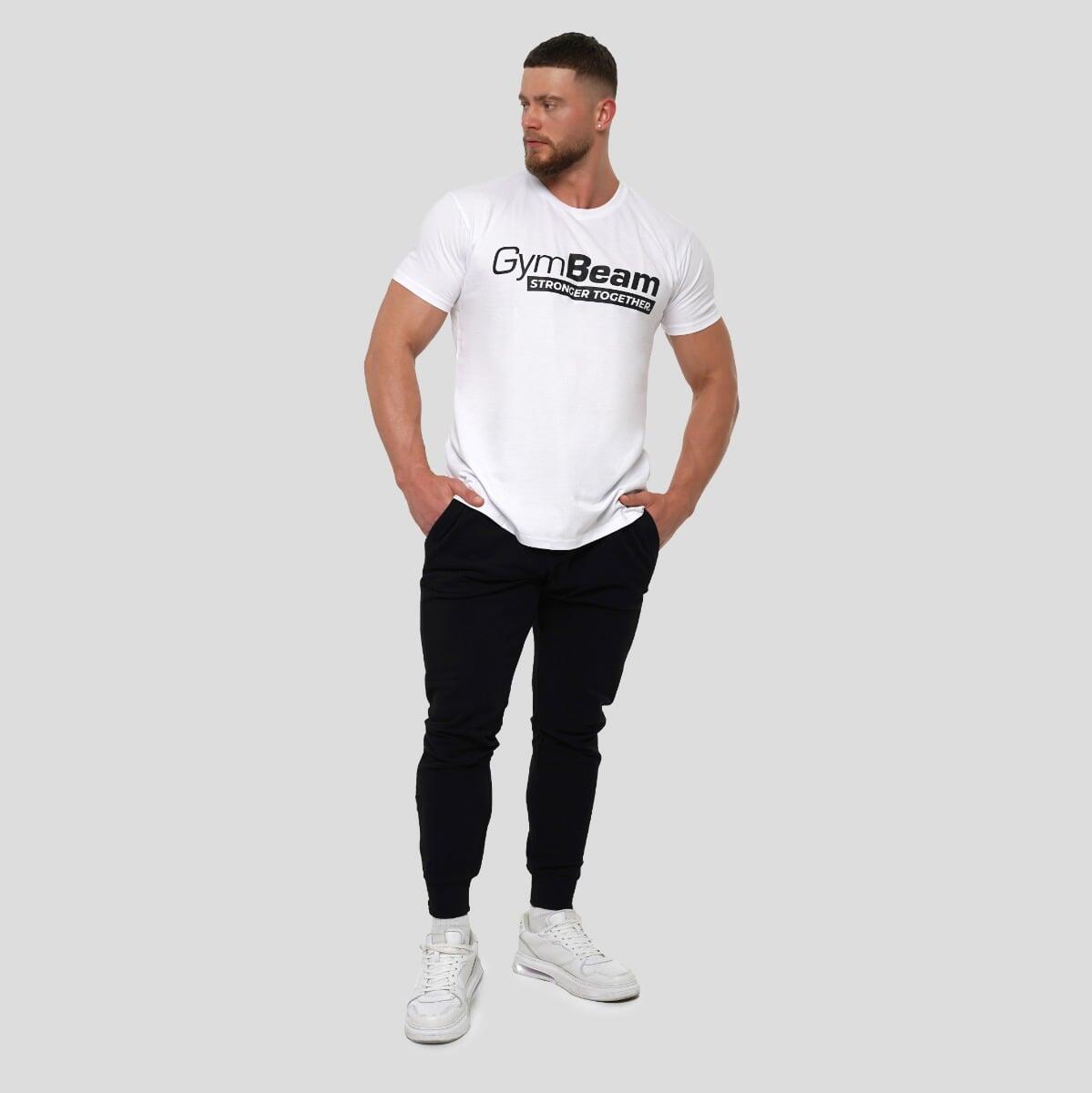 T-shirt uomo traspirante bianca Stronger Together 5/7
