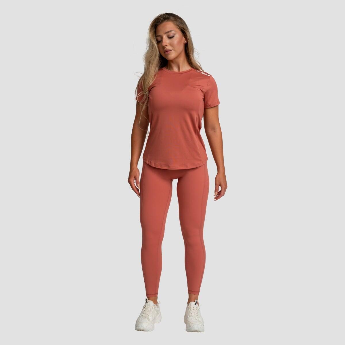 T-shirt donna palestra traspirante rossa Limitless 5/7