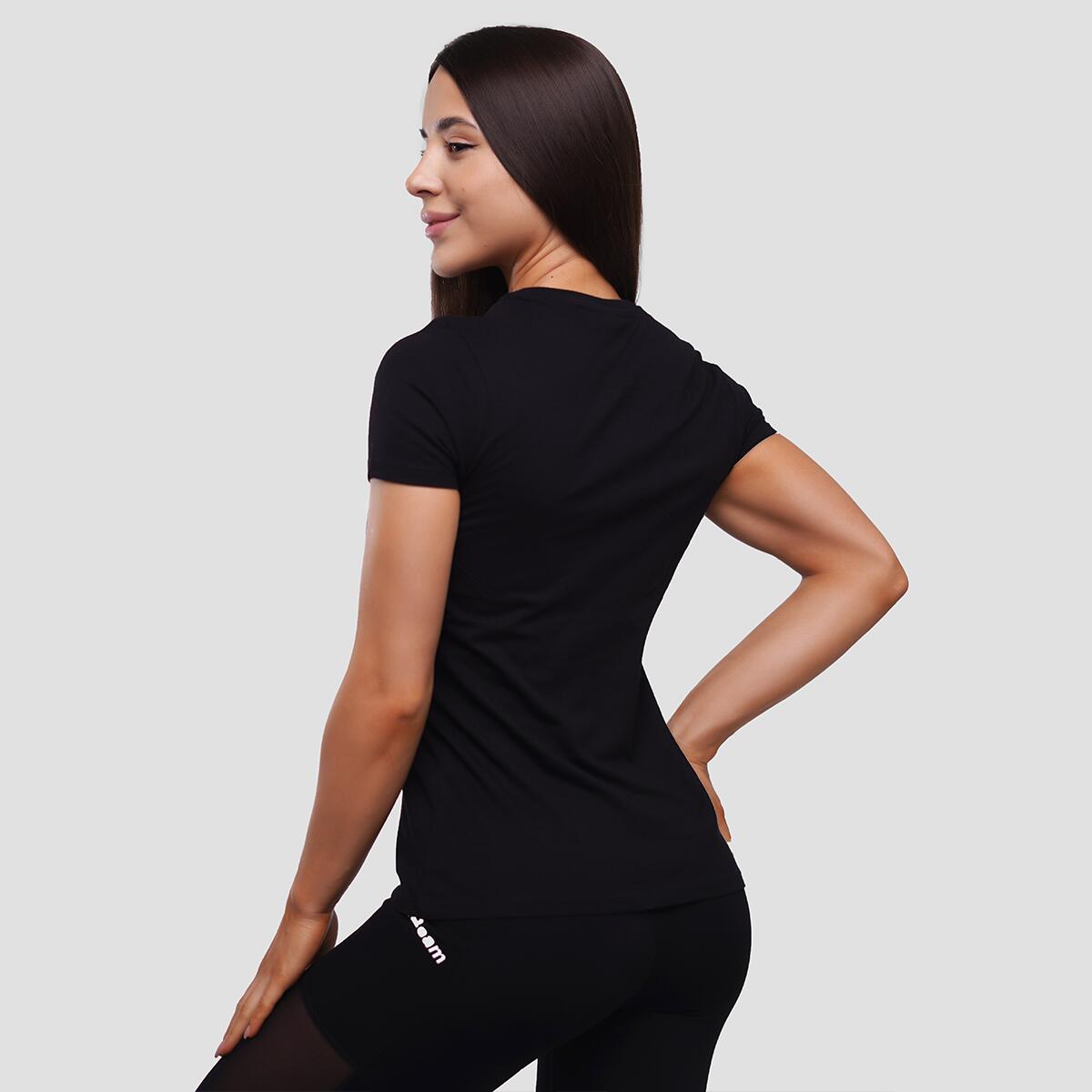 Tričko dámské fitness slim černé Beam 4/7