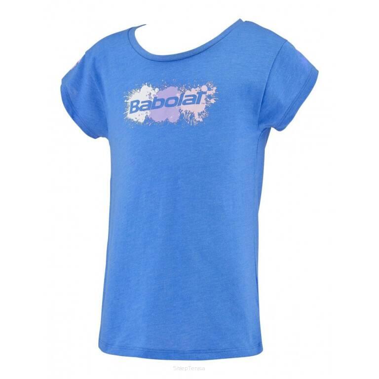 Koszulka tenisowa Babolat Exercise Cotton Tee Girl 3/3