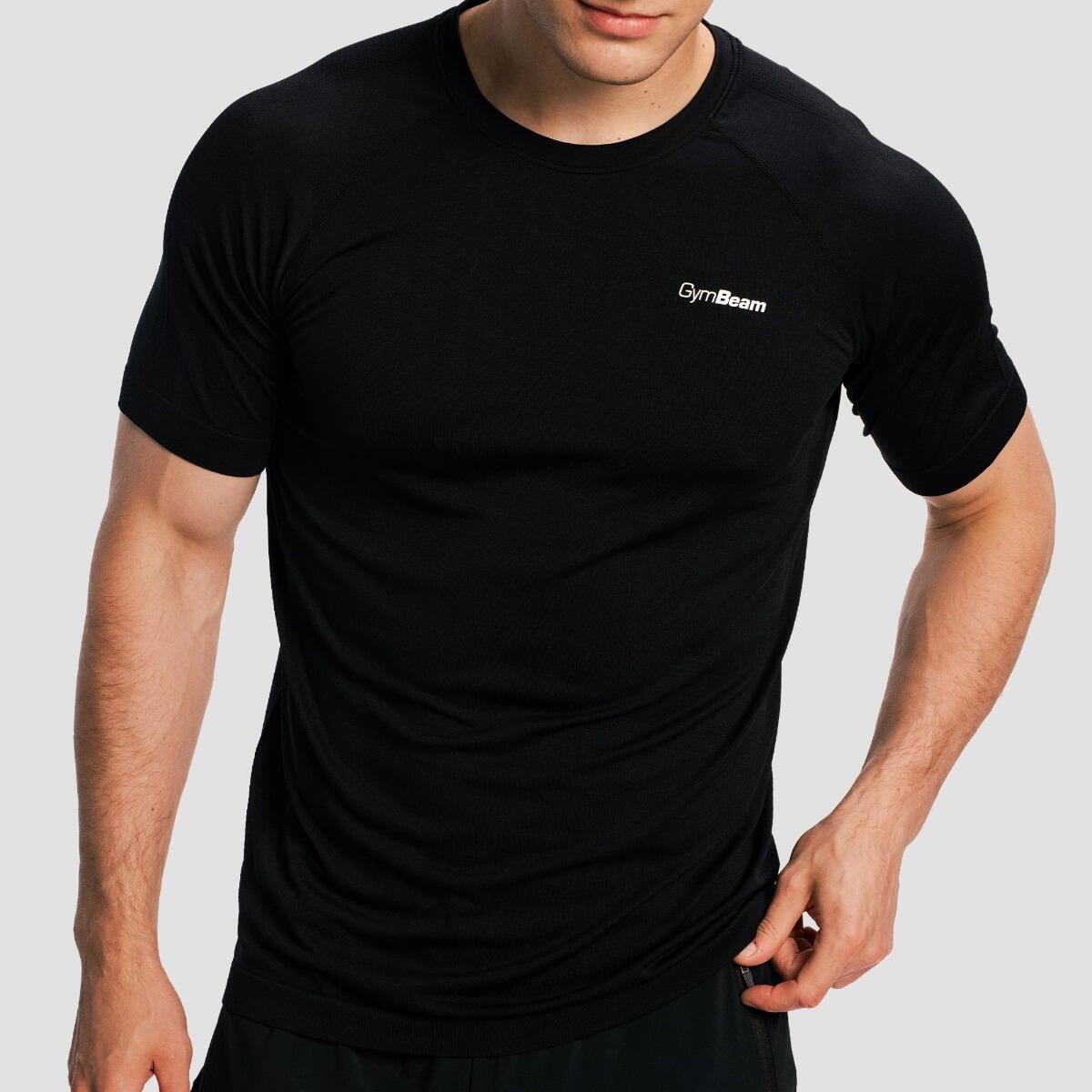 T-shirt uomo running traspirante nera Pulse X 2/7
