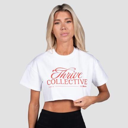 Koszulka damska fitness oversize Thrive Cropped