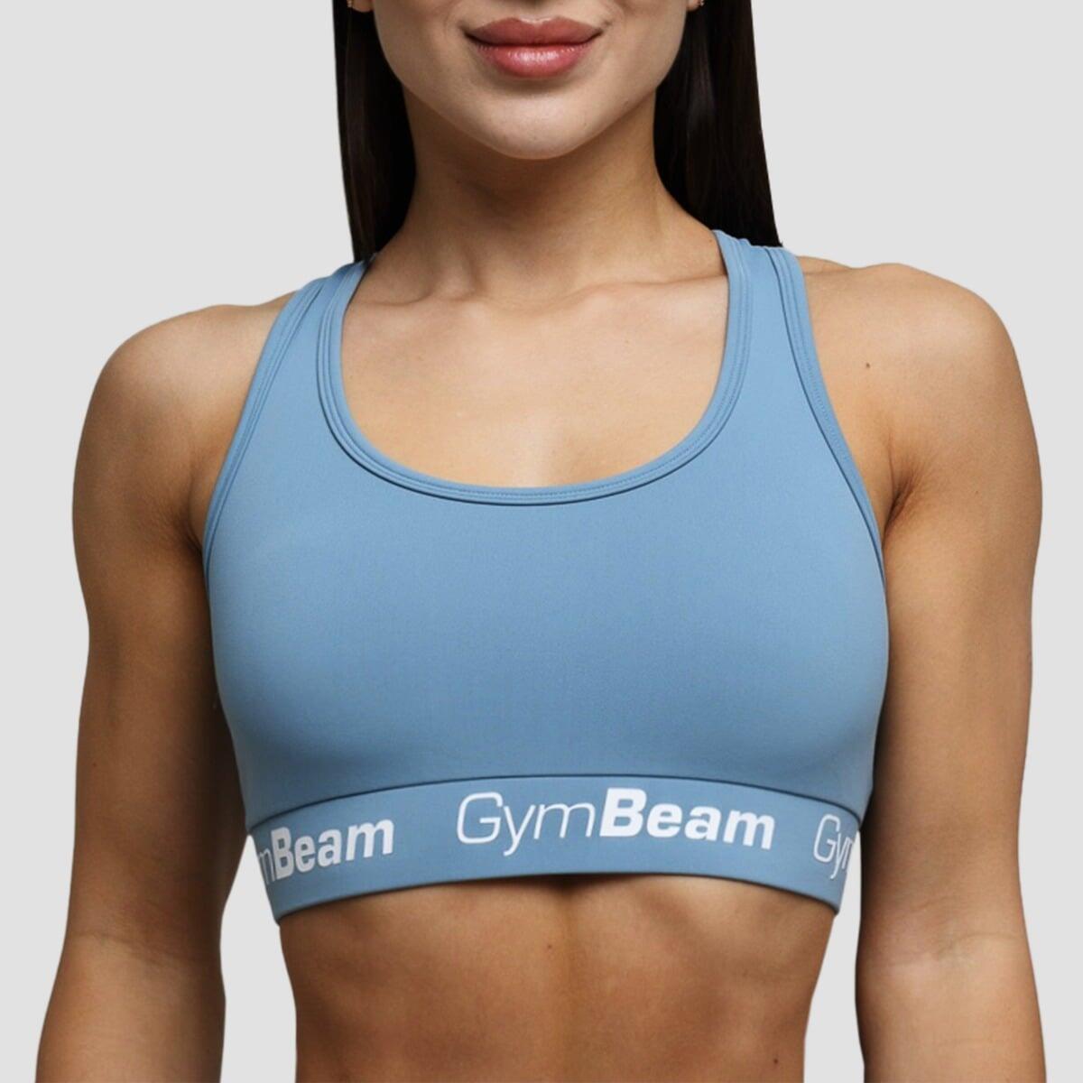 Reggiseno sportivo donna palestra senza imbottitura blu Simple 4/7