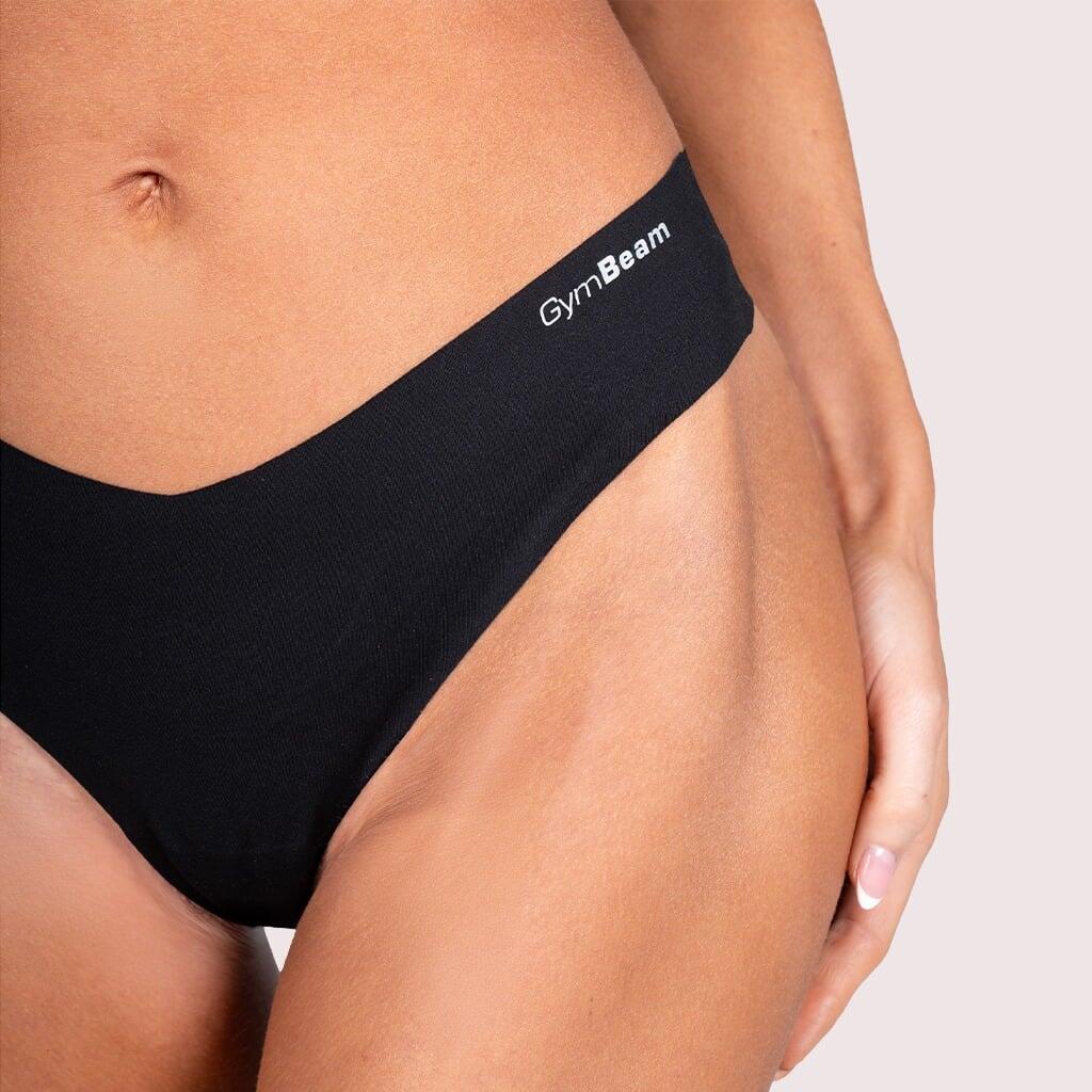Figi damskie bezszwowe czarne Comfy 2/7
