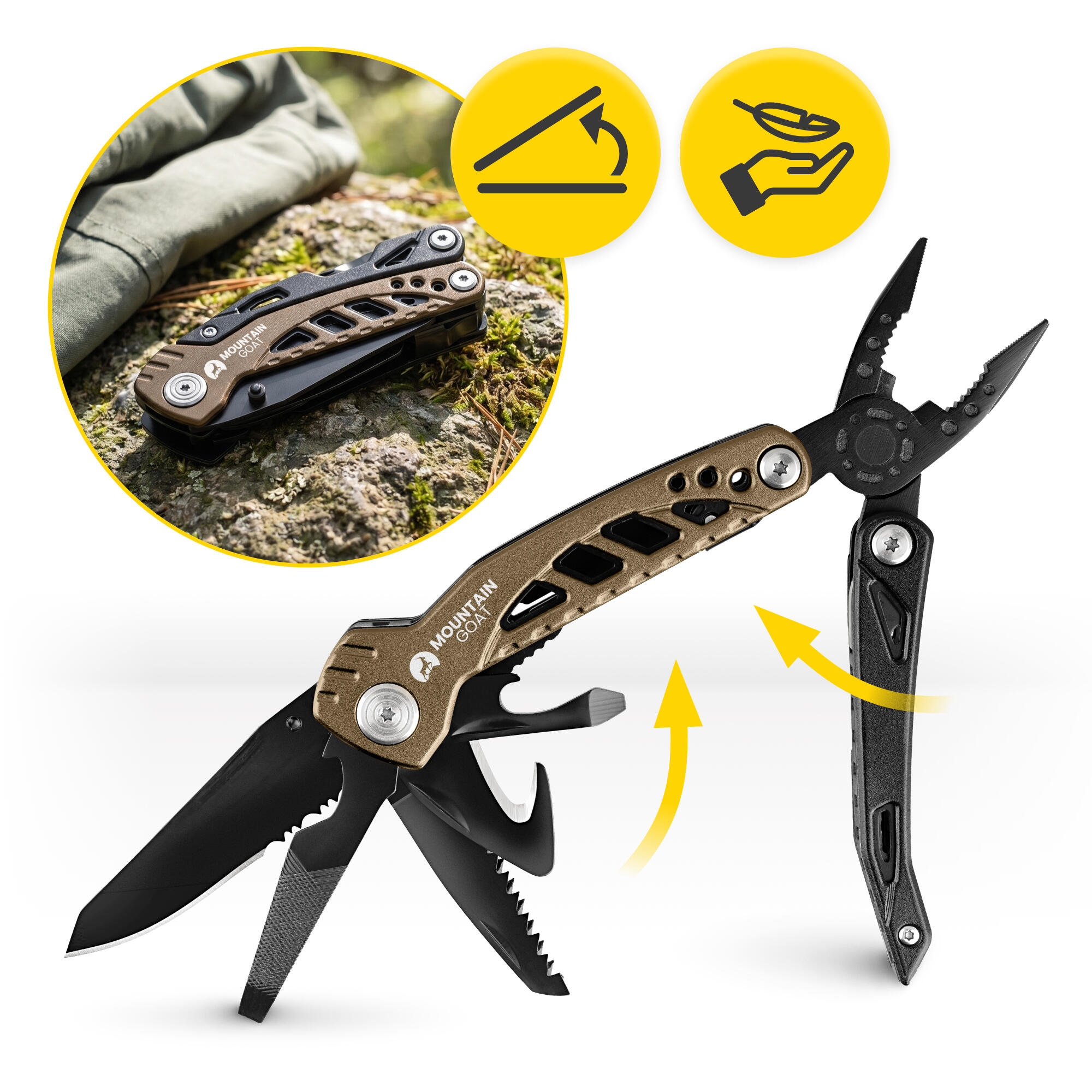 Narzędzie wielofunkcyjne Mountain Goat CarryGUARD Multitool 12w1 5/7