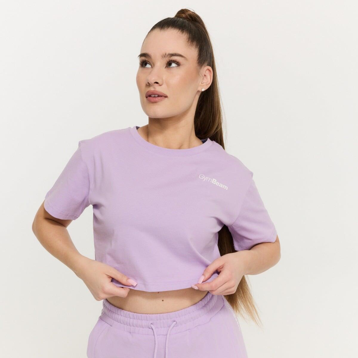 Crop top donna palestra cropped Limitless 2/7