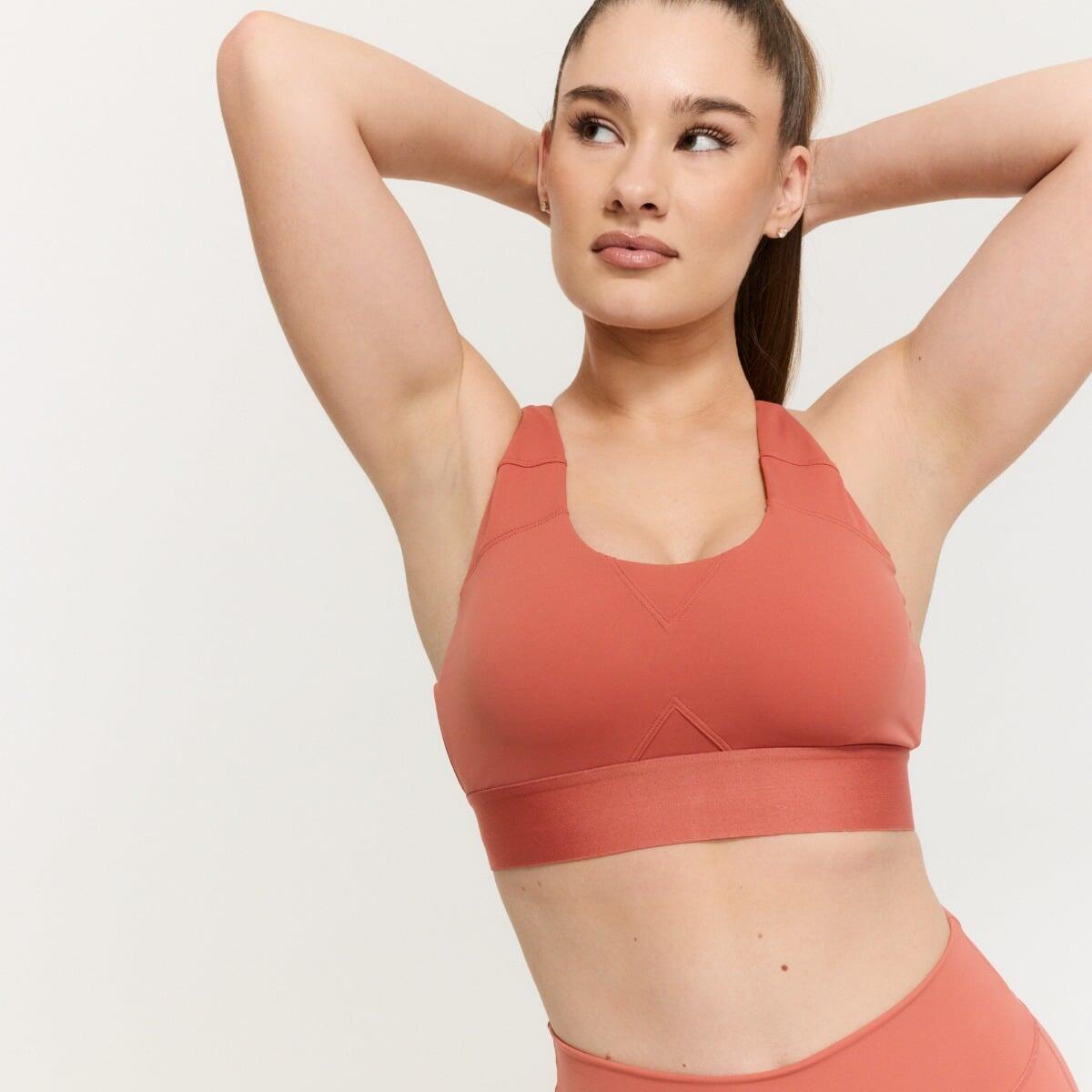 Reggiseno sportivo donna palestra con fascia regolabile Limitless 3/6