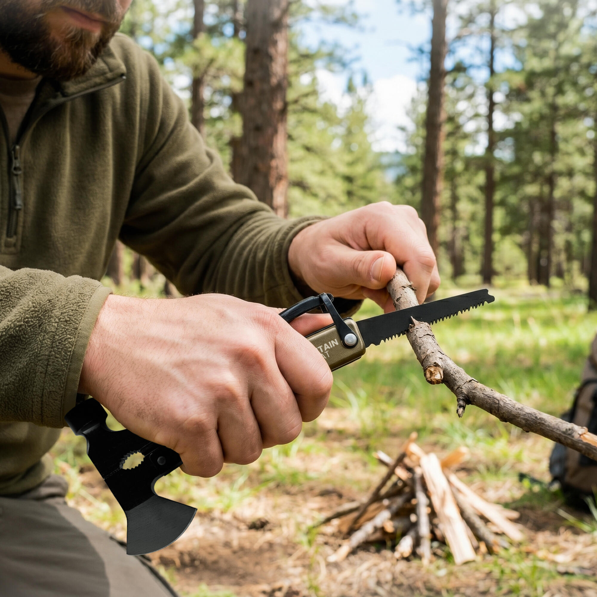 Narzędzie wielofunkcyjne Mountain Goat CarryAXE  Multitool 17w1 2/7