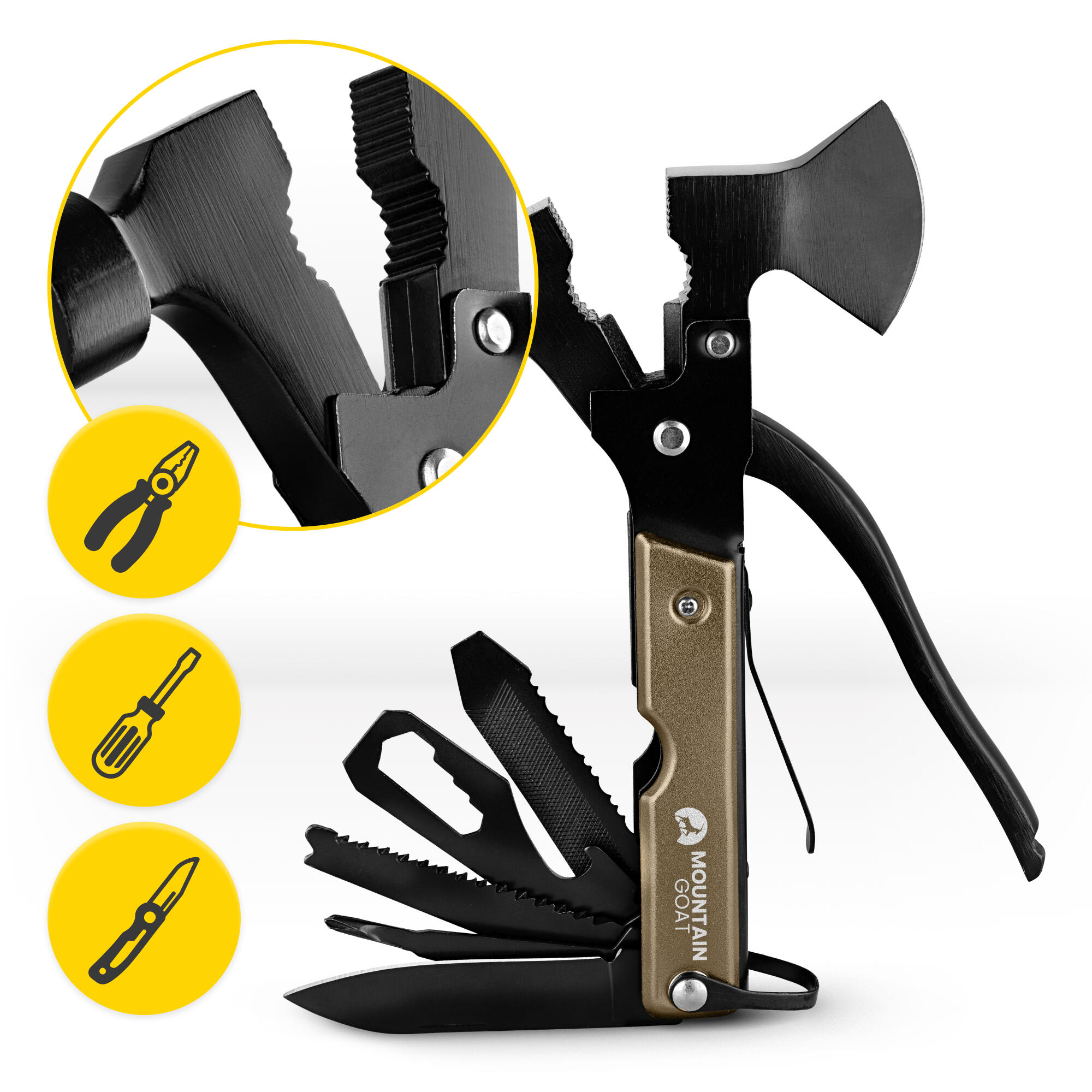 Narzędzie wielofunkcyjne Mountain Goat CarryAXE  Multitool 17w1 4/7