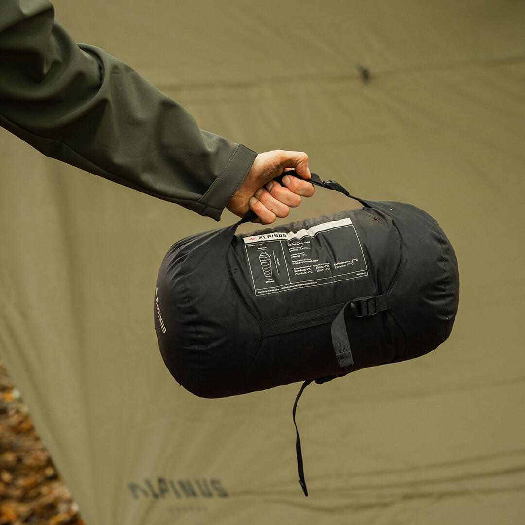 Śpiwór Alpinus Bushcraft 1400 Prawy Cordura 4°C 4/7