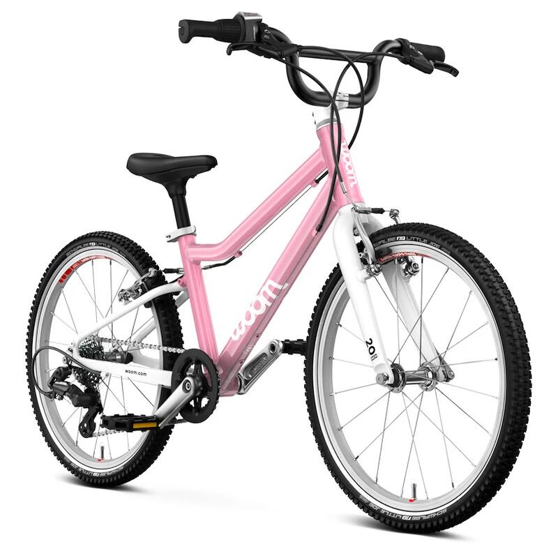 Bicicletă copii Woom GO 4, roți 20" Powder Pink