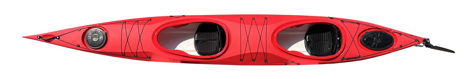 Kajak dwuosobowy wyprawowy do pływania Scorpio kayak Cruiser Twin + ster 3/4