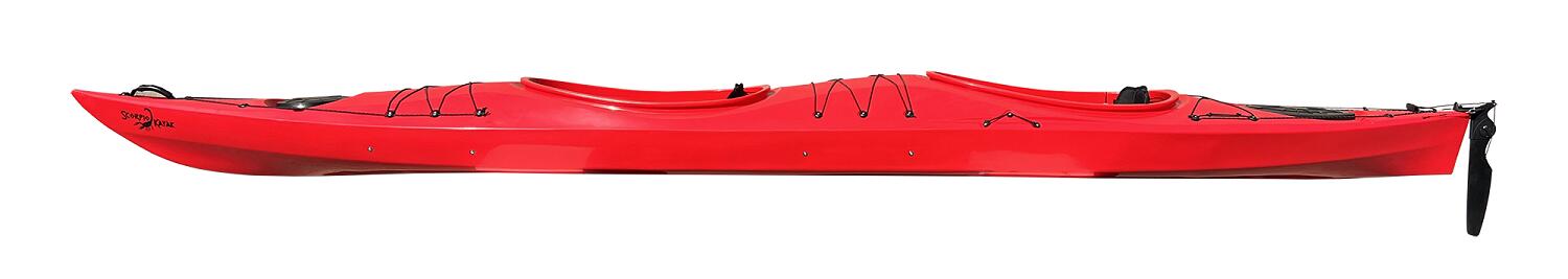Kajak dwuosobowy wyprawowy do pływania Scorpio kayak Cruiser Twin + ster 4/4