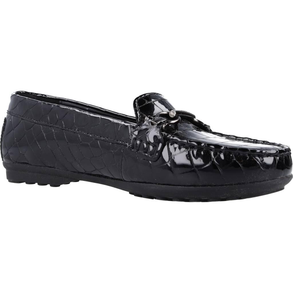 Buty GEOX CROC PR.PAT.LEA Czarny 5/5