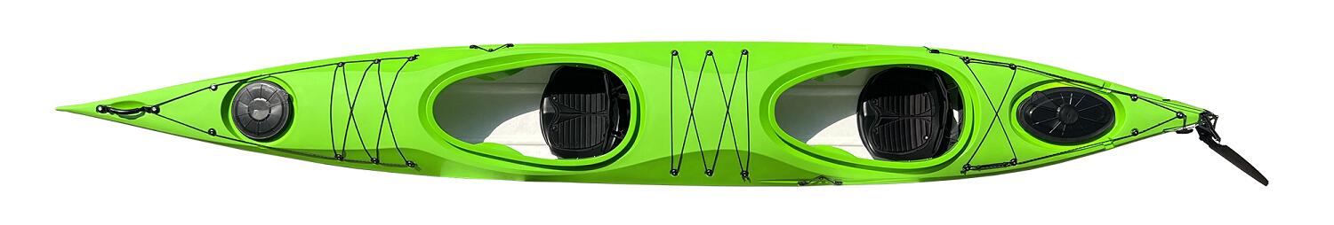 Kajak dwuosobowy wyprawowy do pływania Scorpio kayak Cruiser Twin + ster 3/4