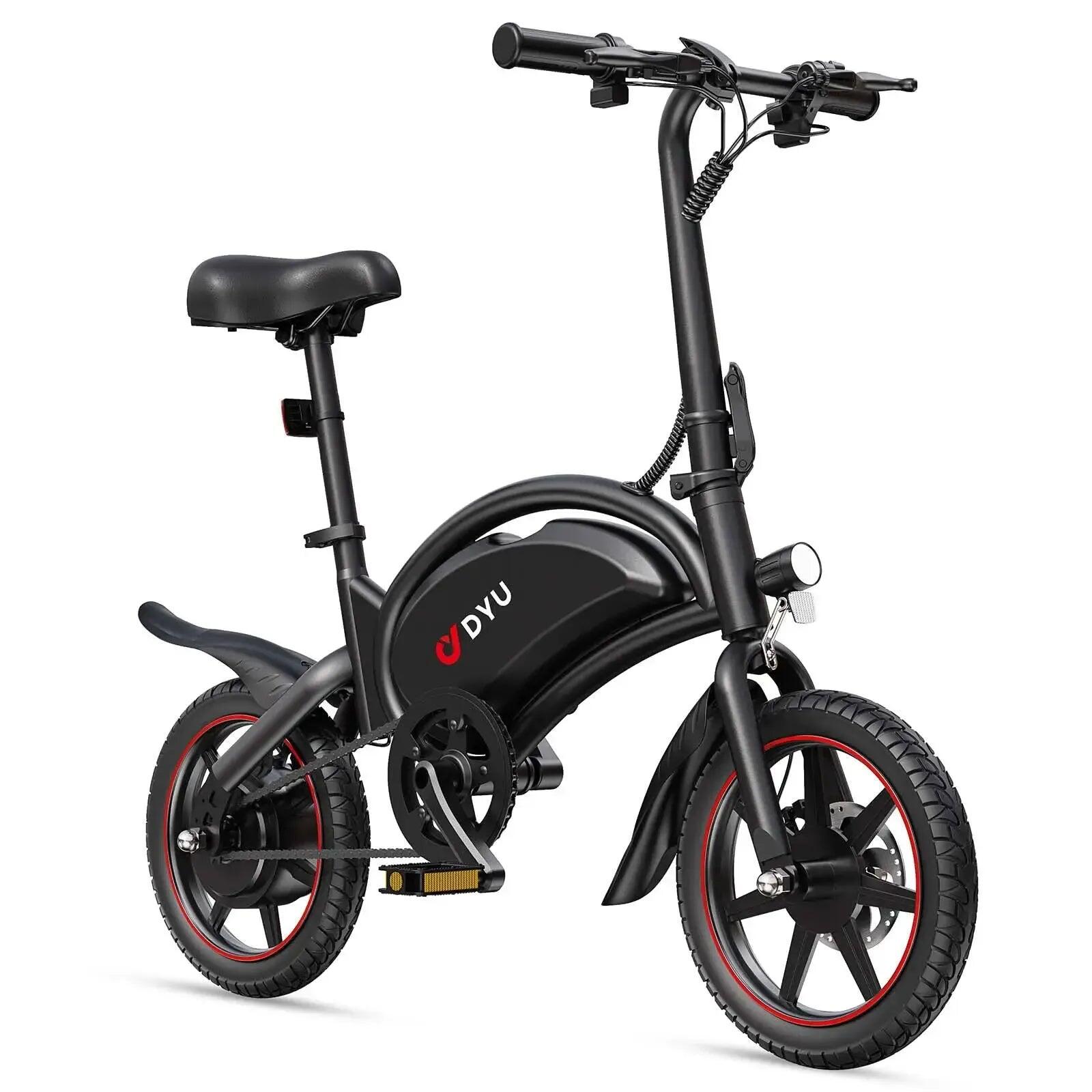 Elektrische opvouwbare fiets 14 inch 250W 17kg schijfremmen D3S 2/7
