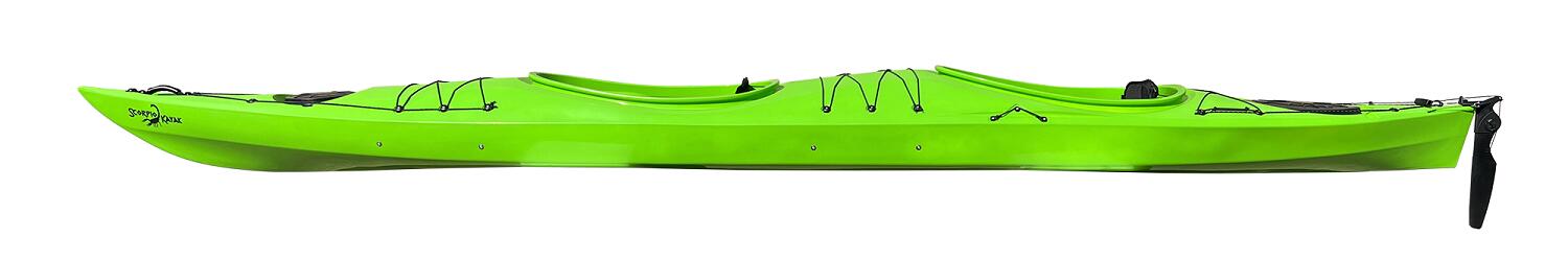 Kajak dwuosobowy wyprawowy do pływania Scorpio kayak Cruiser Twin + ster 4/4