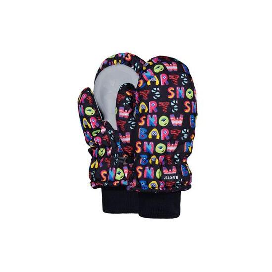 Gants Nylon Mitts Kids Print Black Fille