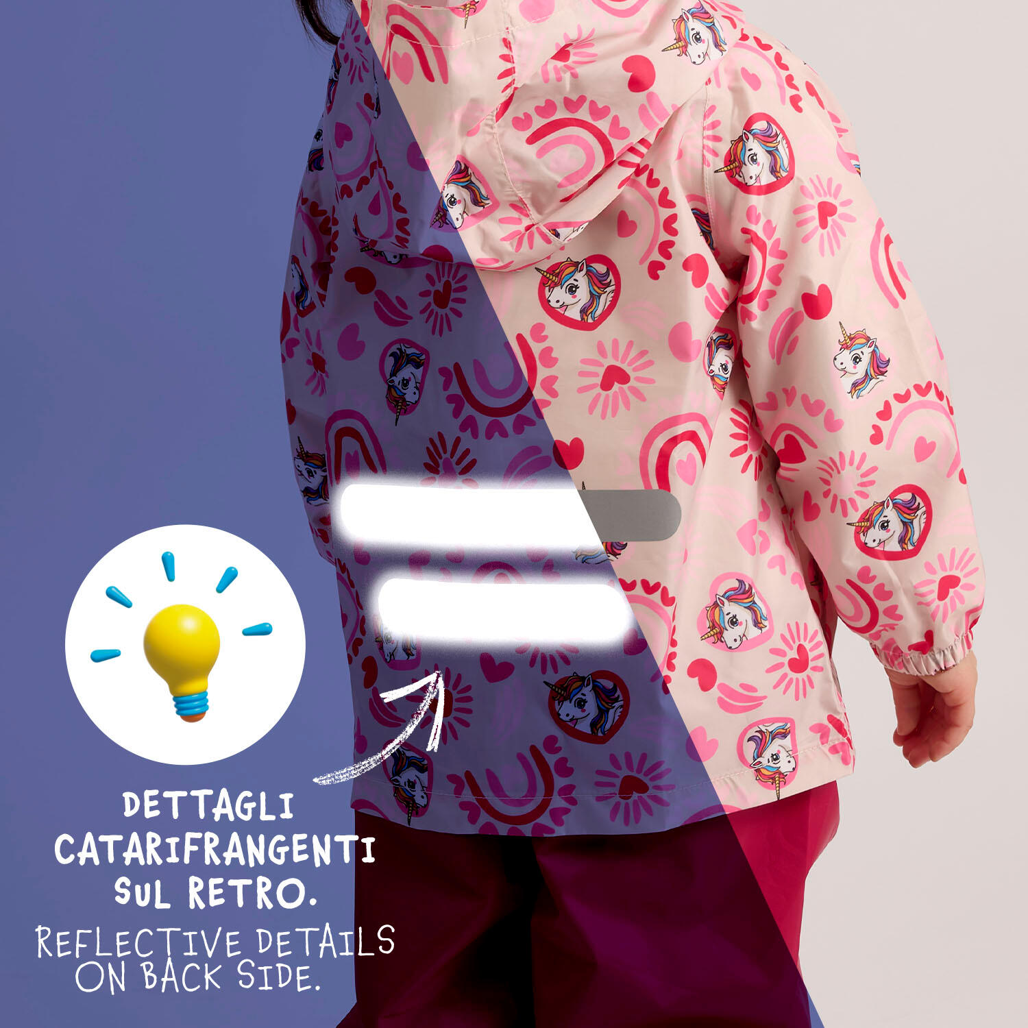 Set Pioggia Impermeabile Bambina 3/7