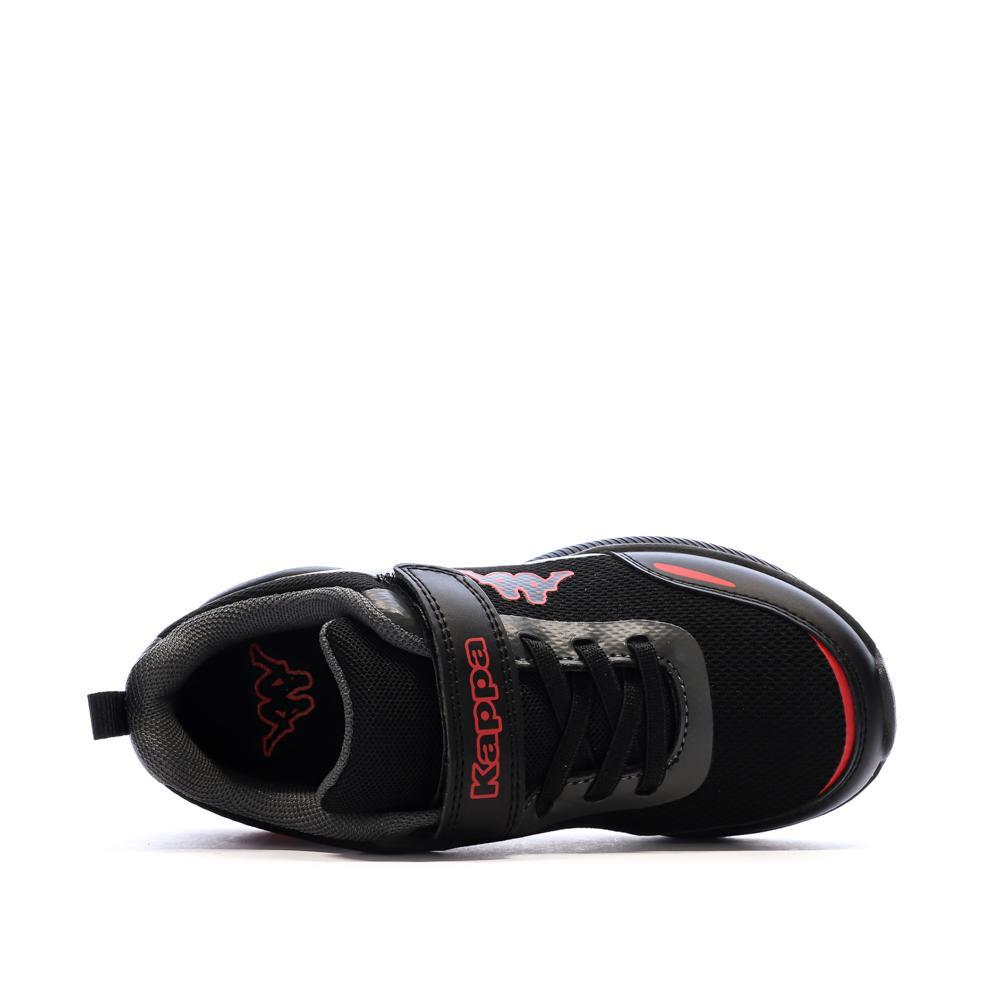 Baskets Noir/Rouge Garçon Kappa Logo Pylos123 4/7